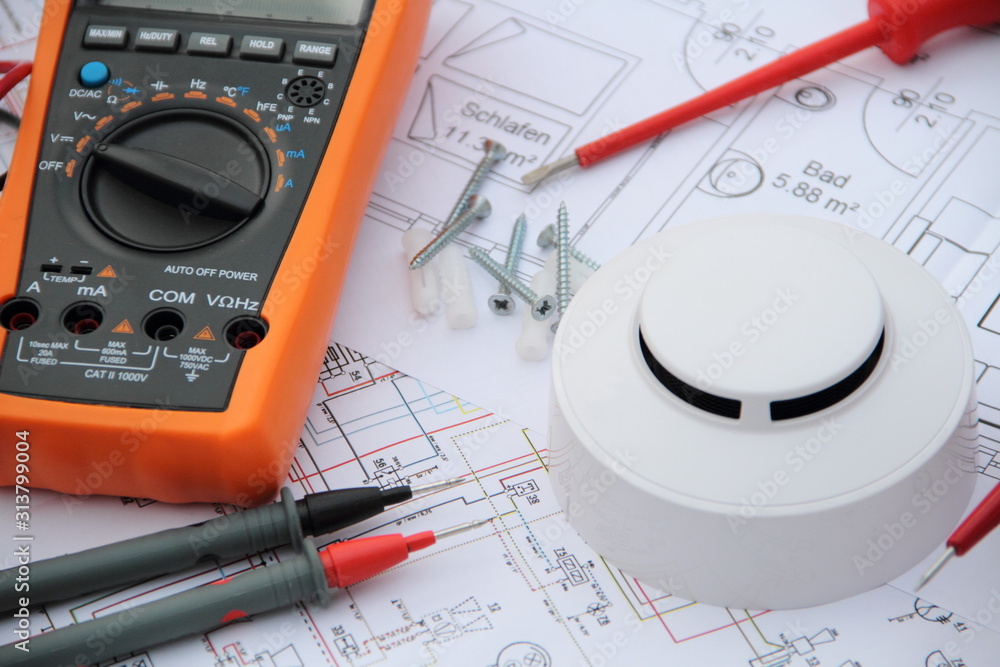 Fire Alarm with Smoke Detector